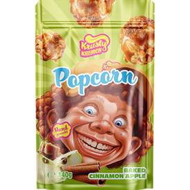 KRUSTY KRUNCH POP CORN CINNAMON APPLE 140GR X20
