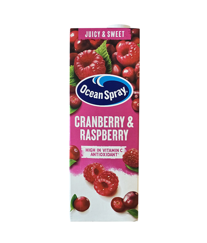 OCEAN SPRAY CRANB. RASPBERRY 1L X 12