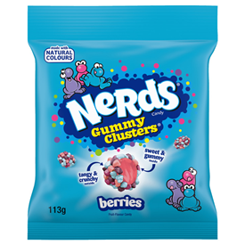NERDS GUMMY CLUSTERS BERRIES 113GR X10