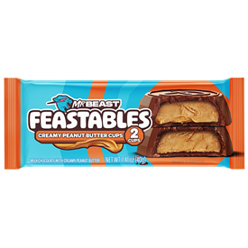 MR BEAST FEASTABLES 2CUP CREAMY PB. 40GR X24
