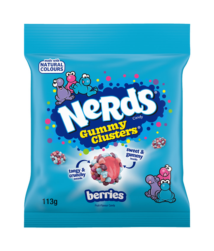 NERDS GUMMY CLUSTERS BERRIES 113GR X10