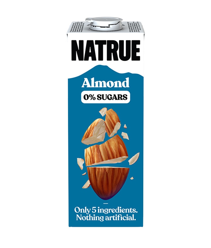 NATRUE ALMOND 0 SUGARS 1L X6