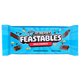 MR BEAST FEASTABLES MILK CRUNCH 60GR X10