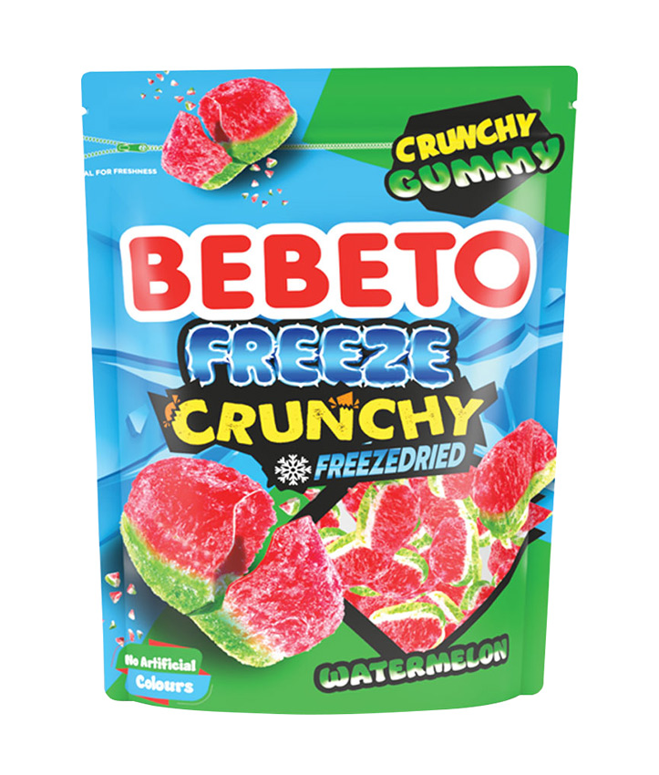 BEBETO FREEZE CRUNCH WATERMELON 35GR X12