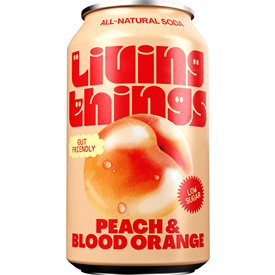 LIVING THINGS PEACH & ORANGE 330ML X12