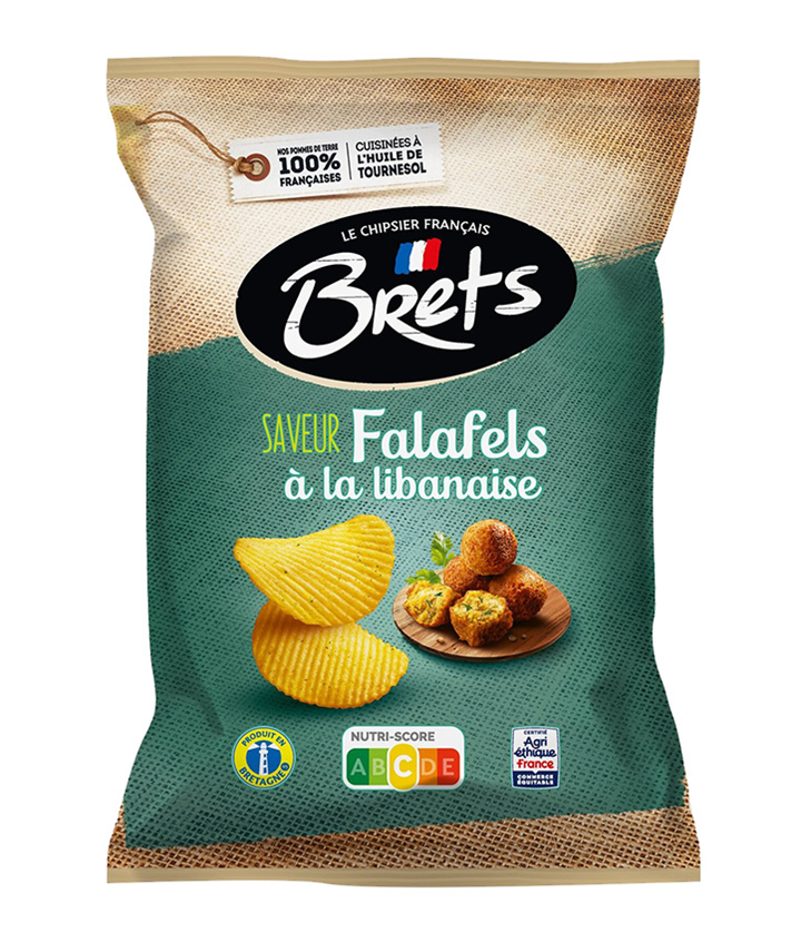 CHIPS BRETS FALAFELS 125GR X10