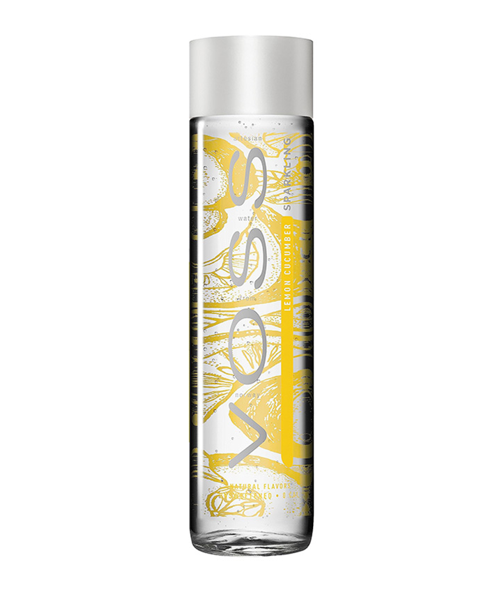VOSS LEMON CUCUMBER GLASS 375ML X12