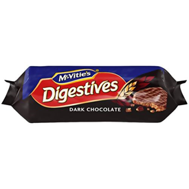 MCVITIE'S DIGESTIVES DARK CHOC. 266GR X 12