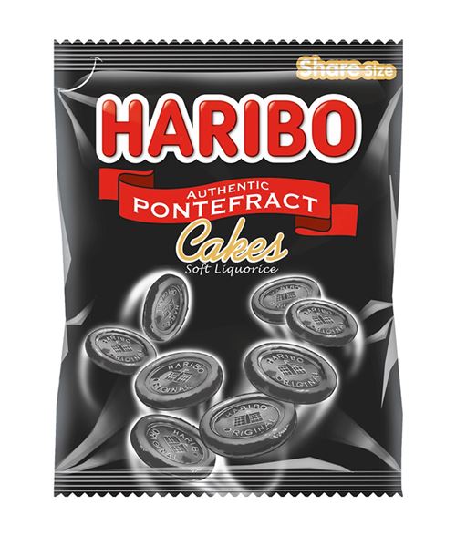 HARIBO PONTERFRACT CAKES 160GR X12