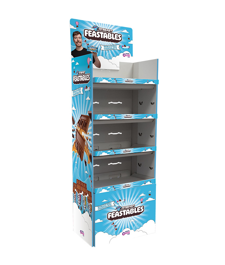 MR BEAST FEASTABLE DISPLAY VIDE/LEEG