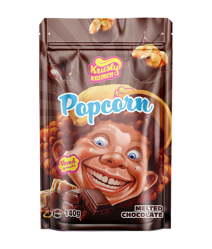 KRUSTY KRUNCH POP CORN CHOCOLATE 140GR X20