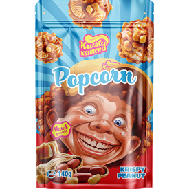 KRUSTY KRUNCH POP CORN PEANUT 140GR X20