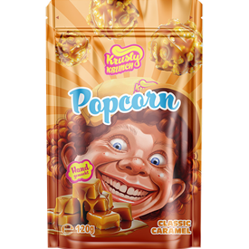KRUSTY KRUNCH POP CORN CARAMEL 120GR X20
