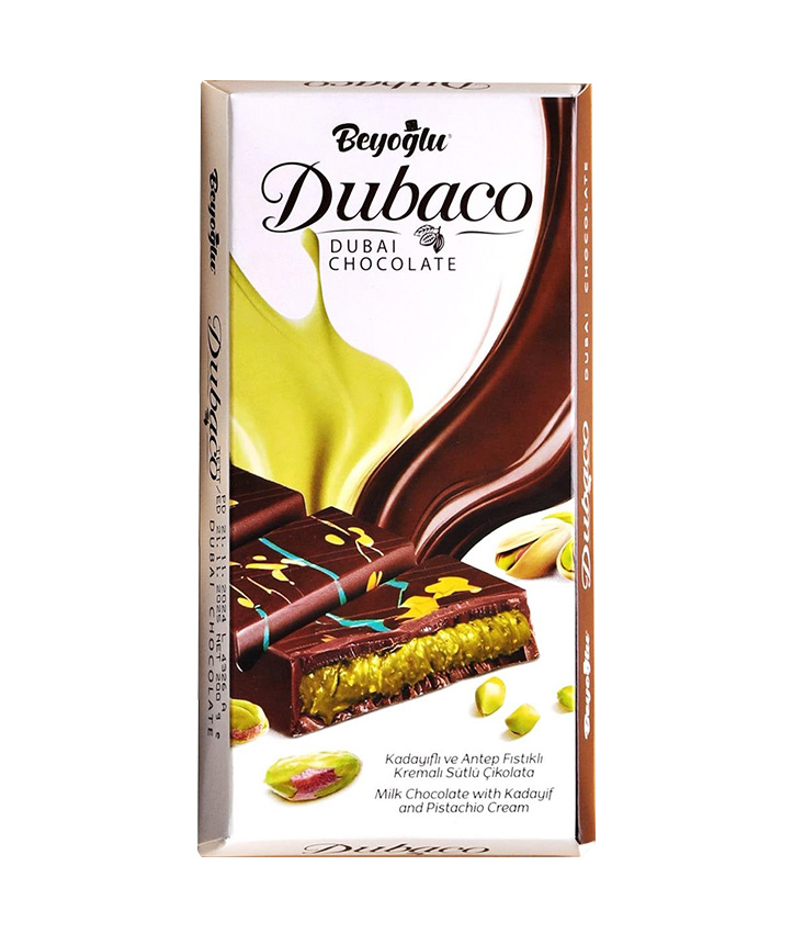 DUBAI DUBACO PISTACHE CHOC. 95GR X6