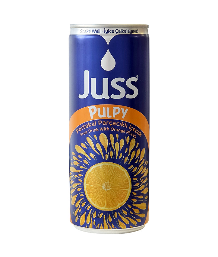 JUSS PULPY ORANGE 250ML X24