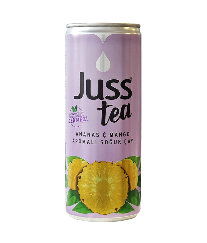 JUSS TEA PINEAPPLE MANGO 250ML X24