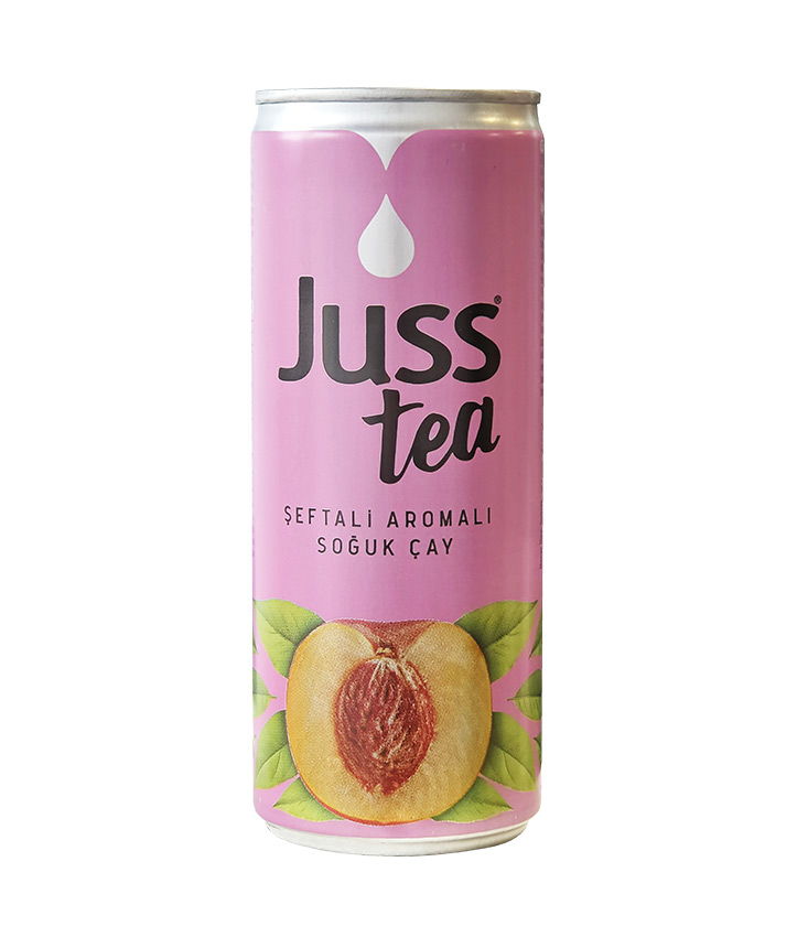 JUSS TEA PEACH 250ML X24