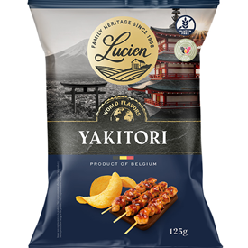 CHIPS DE LUCIEN YAKITORI 125GR X10