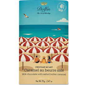 DOLFIN TABL. SUMMER LAIT CARAMEL B.S. 70GR X15