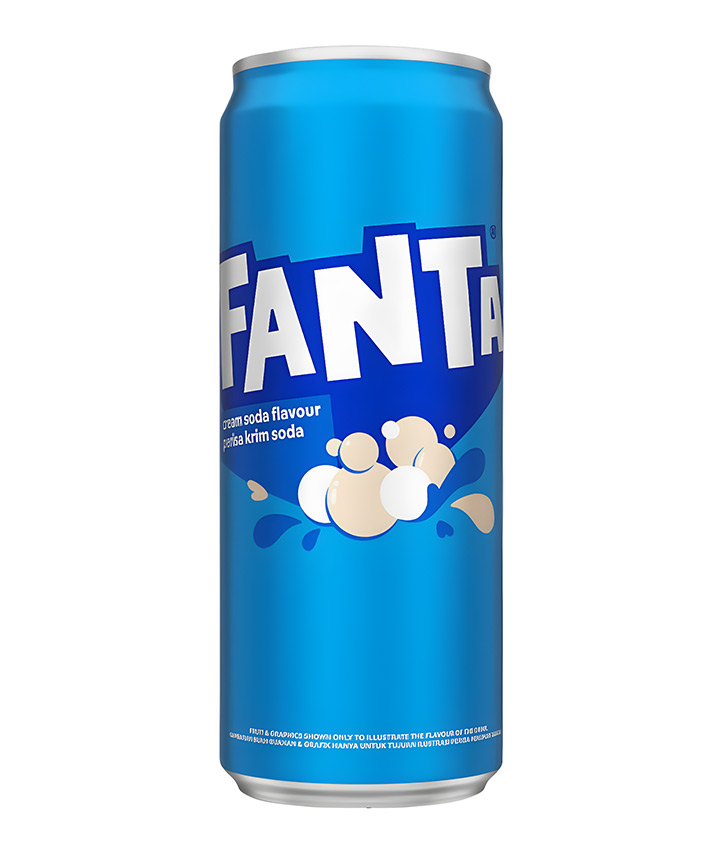 FANTA CREAM SODA CANS 320ML X12