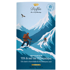 DOLFIN TABL. WINTER NOIR 70% SEL HIMALYA 70GR X15