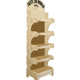 DISPLAY UNIVERSAL WOOD VIDE EN DEPOT