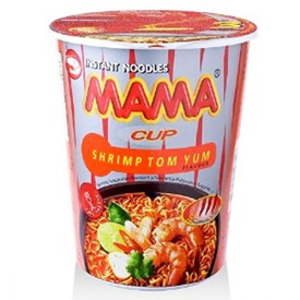 MAMA I.CUP NOODLES SHRIMP TOM Y.70GR X8