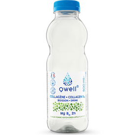 QWELL EAU COLLAGENE POMME 500ML X24