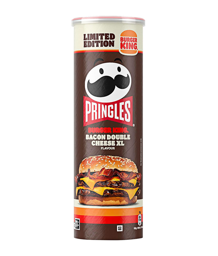PRINGLES BURGER KING BACON D.CHEESE 165GR X19