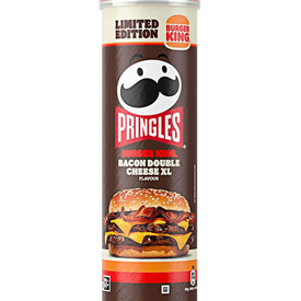 PRINGLES BURGER KING BACON D.CHEESE 165GR X19