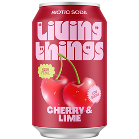 LIVING THINGS CHERRY LIME 330ML X12