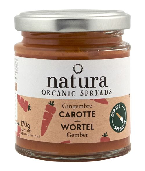 NATURA BIO SPREAD CAROTTE GING. 170GR X12