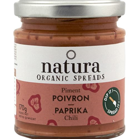 NATURA BIO SPREAD PAPRIKA POIV.CHILI 170GR X12