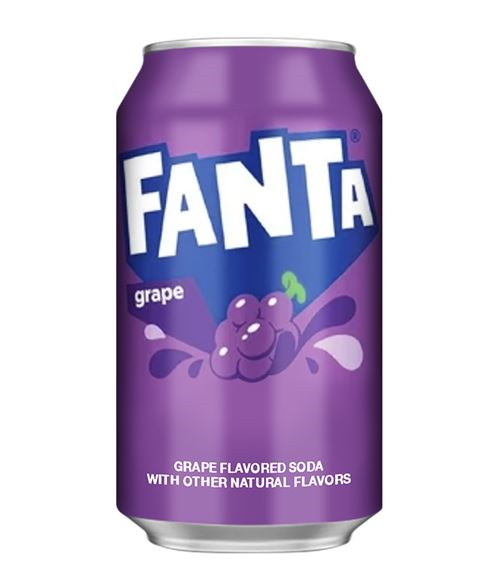 FANTA GRAPE USA CANS 355ML X 12