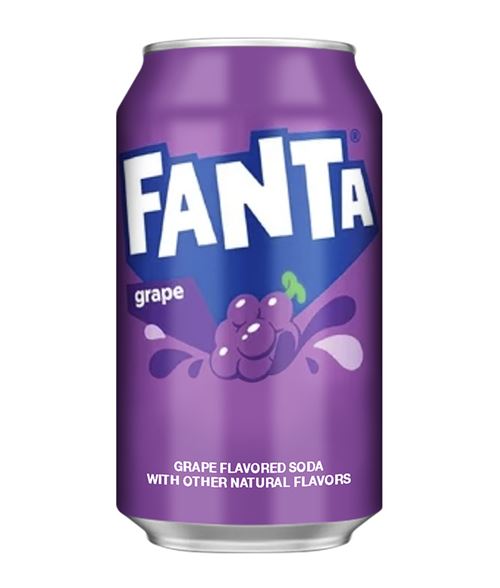 FANTA GRAPE USA CANS 355ML X 12
