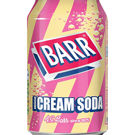 BARR AMERICAN CREAM SODA 33CL X 24