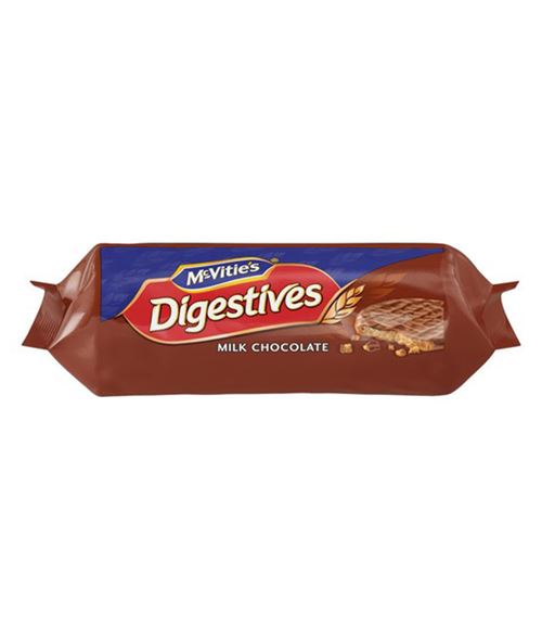 MCVITIE'S DIGESTIVES MILK CHOC. 266GR X12