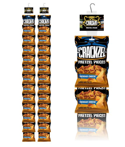 CRACKZEL CRAVATE CHEDDAR CHEESE 85GR X24