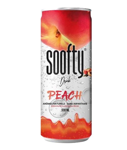 SOOFTY DRINK PEACH 330ML X24