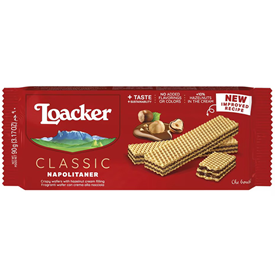 LOACKER GAUFRETTE NOISETTES 90gr X12