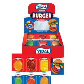 VIDAL BOX BURGER JELLY 6PC X11