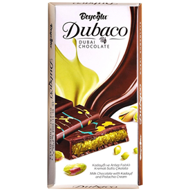 DUBAI DUBACO PISTACHE CHOC. 95GR X6