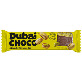 DUBAI CHOCO CRUNCHY BAR 55GR X25