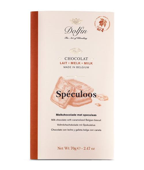 DOLFIN TABL. LAIT/SPECULOOS 70GR X15