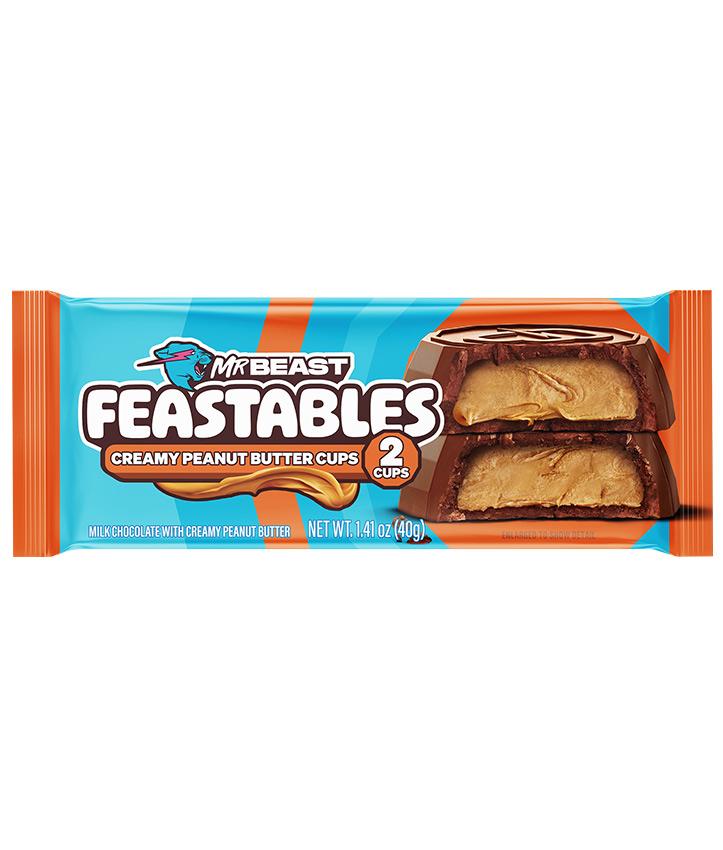 MR BEAST FEASTABLES 2CUP CREAMY PB. 40GR X24