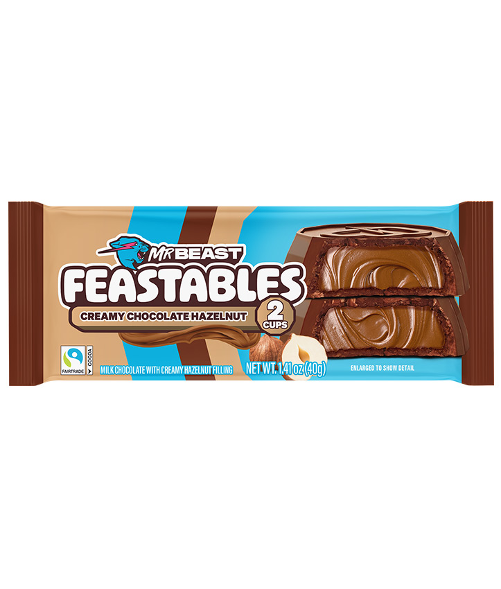 MR BEAST FEASTABLES 2CUP HAZELNUT 40GR X24