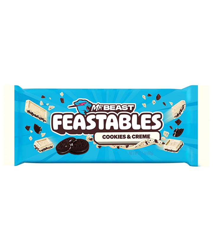 MR BEAST FEASTABLES COOKIES & CREAM 60GR X10