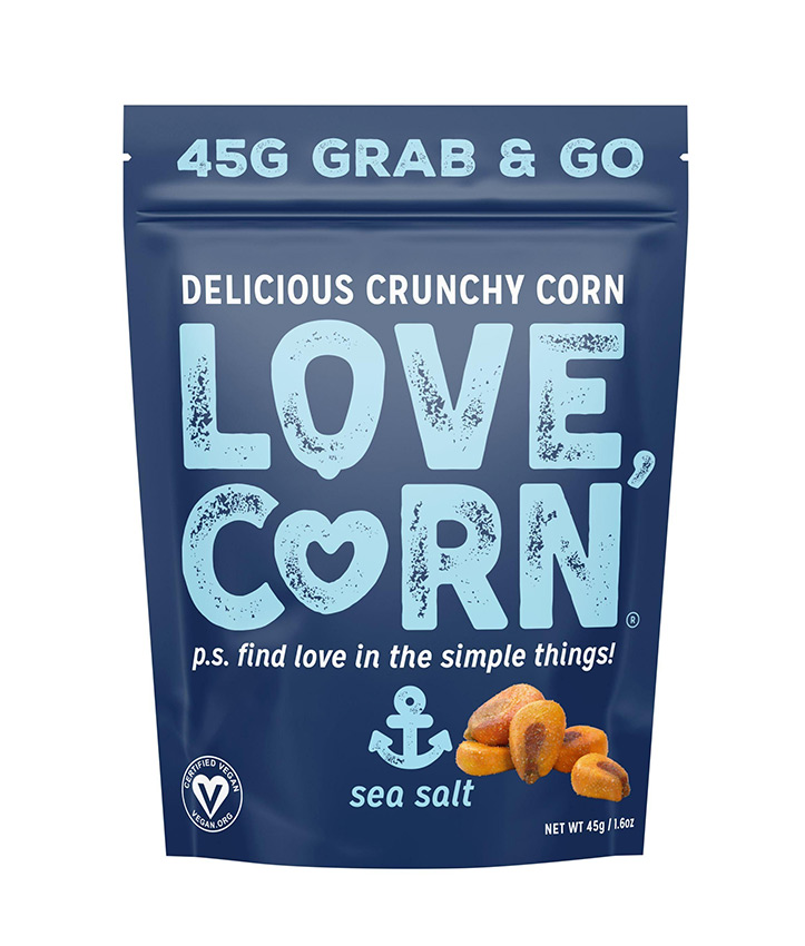 LOVE CORN SEA SALT 45GR X10
