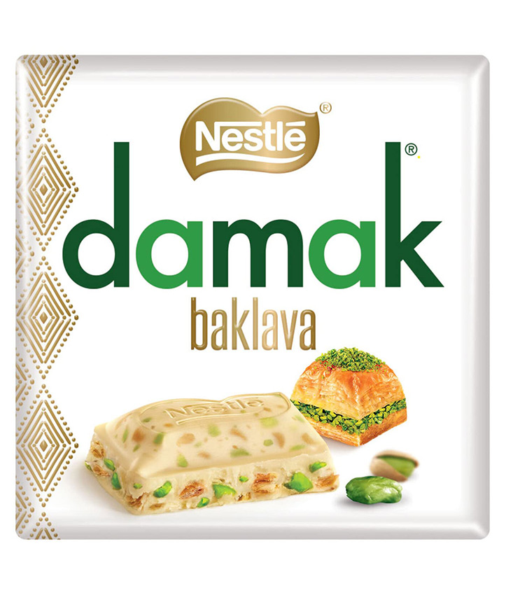 NESTLE DAMAK BAKLAVA CHOC.PISTACHIO 60G X6