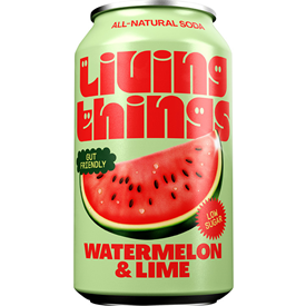 LIVING THINGS WATERMELON & LIME 330ML X12